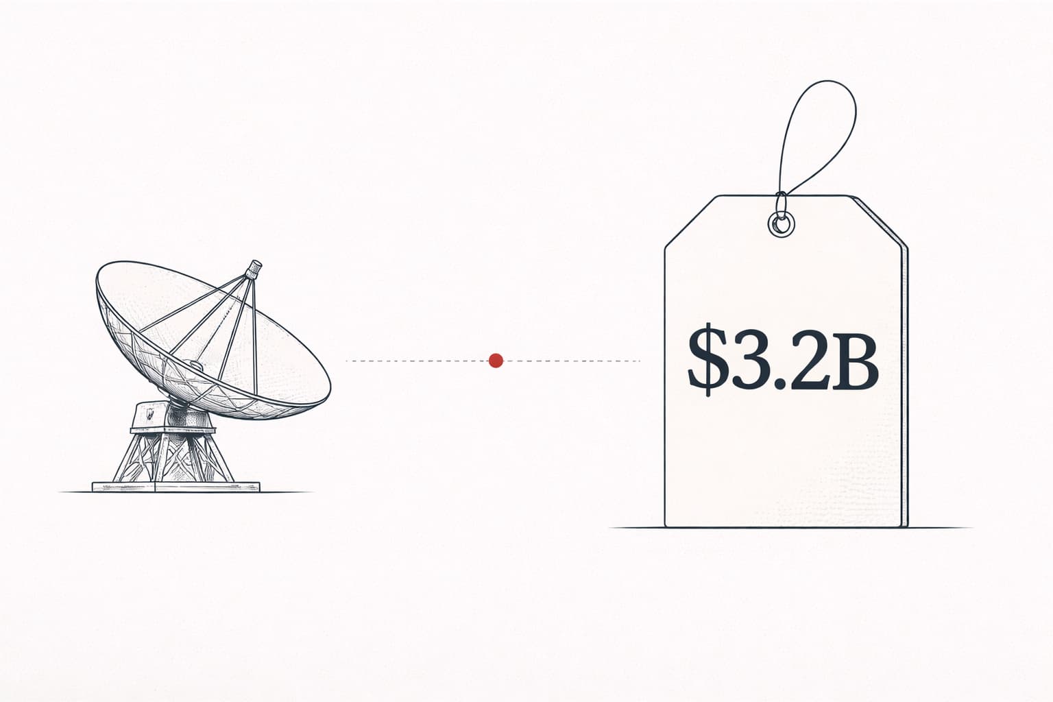 Satellite dish next to an oversized $3.2B price tag - the acquisition cost mismatch in African media markets