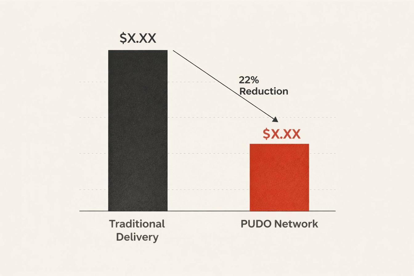 Fulfillment cost reduction traditional delivery vs PUDO network Jumia Africa